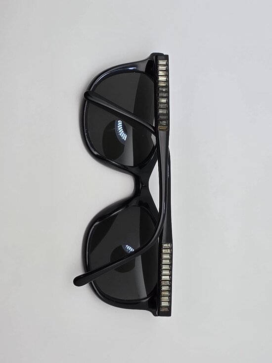 Vera Wang Nezetta Black Cat Eye Sunglasses FRAME ONLY w/ Case 52-21-135 main image 8